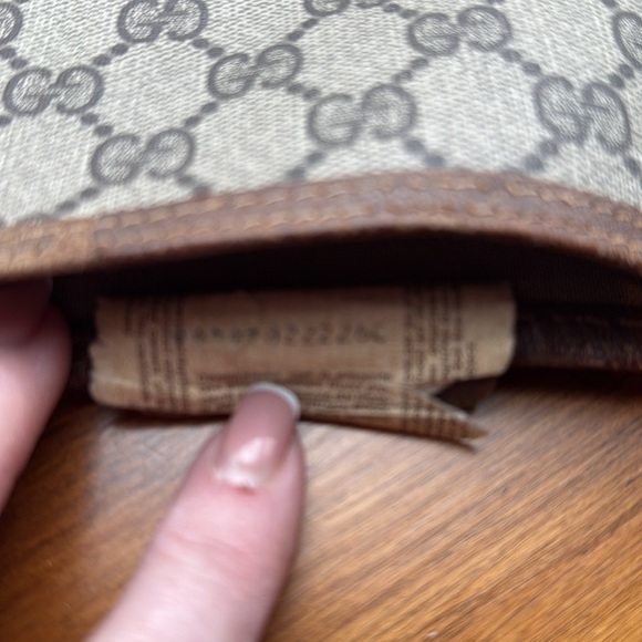 Gucci Vintage Web Strap Tote GG Coated Canvas Tall - Picture 12 of 13